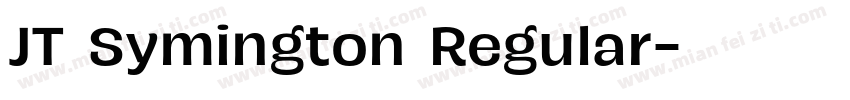 JT Symington Regular字体转换